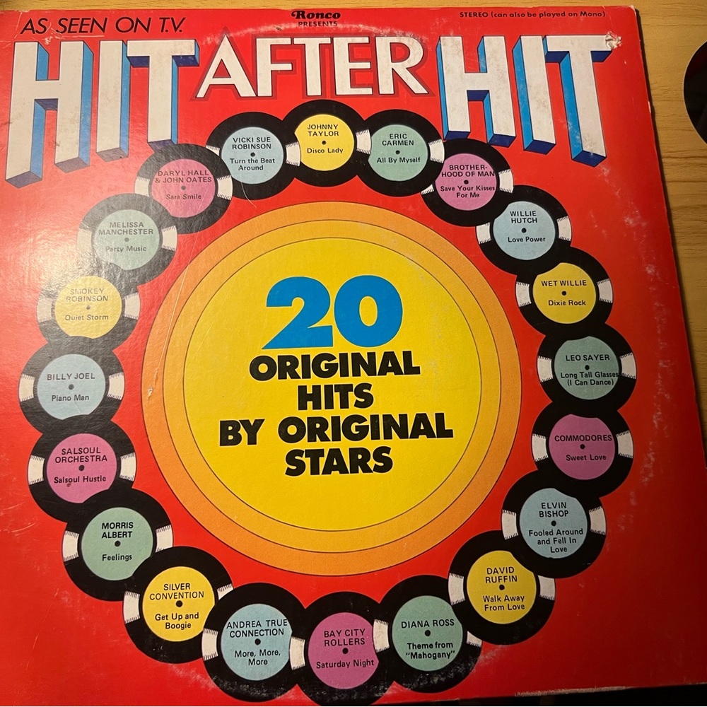 Hit after Hit vintage vinyl record